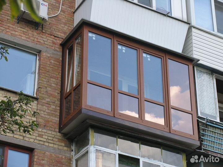 Пластиковое остекление лоджий