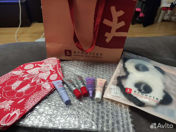 Erborian косметичка, маска, кремы