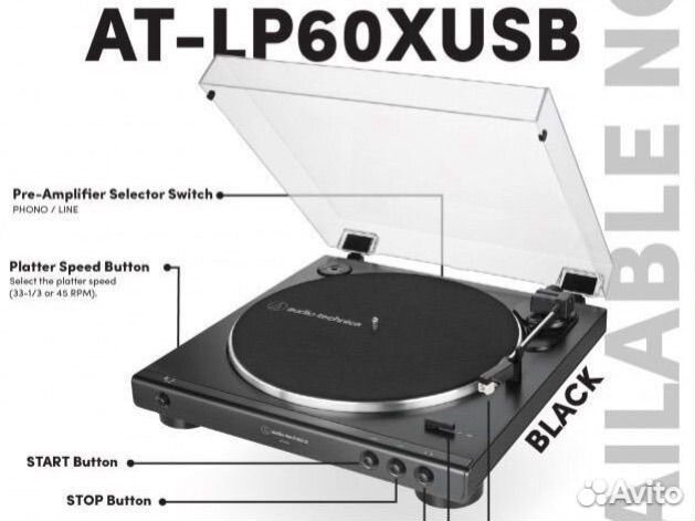 Audio Technica AT LP60xusb Новый