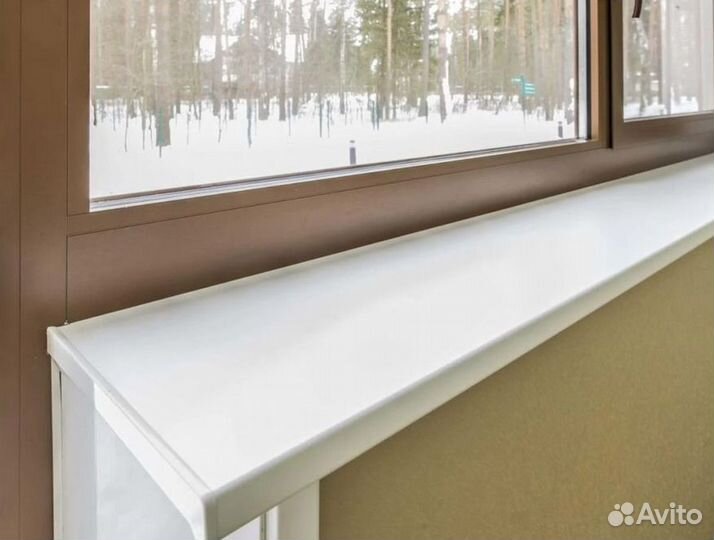 Подоконники цветные
