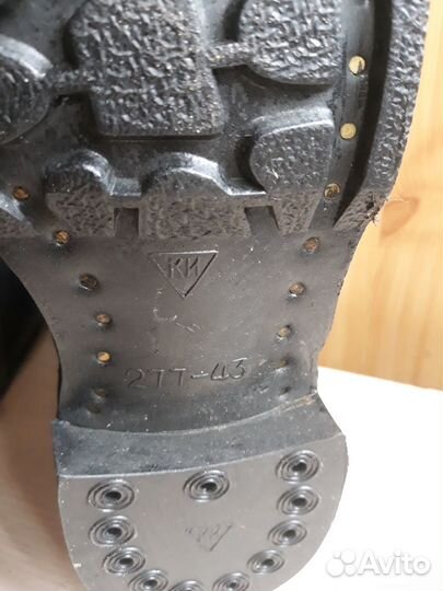 Сапоги кирзовые, военные СССР, 43-размер