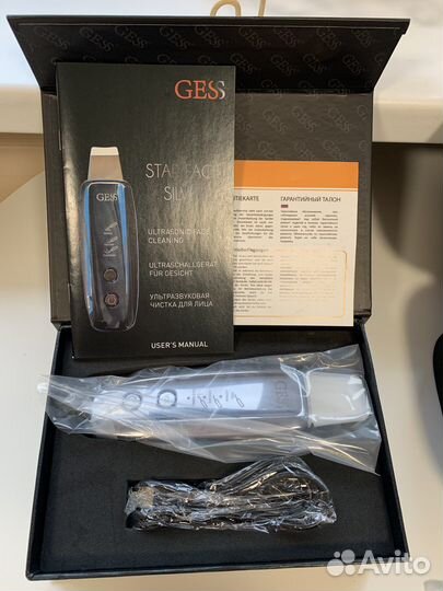 Новый ультразвуковой прибор доя чистки лица gess