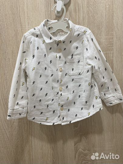 Рубашка белая на мальчика