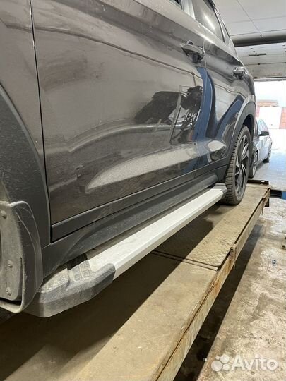 Подножки алюминиевые для Hyundai Tucson