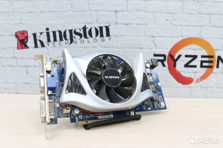 Видеокарта gigabyte GeForce GT 250 512Mb
