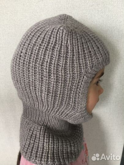 Шапка шлем детская