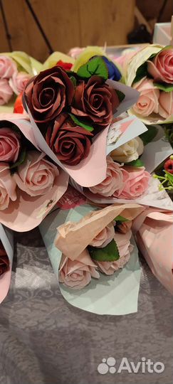 Букет из пенных роз