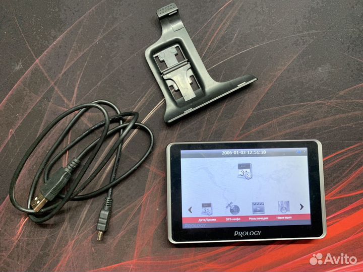 GPS навигатор+видеорегистратор Prology