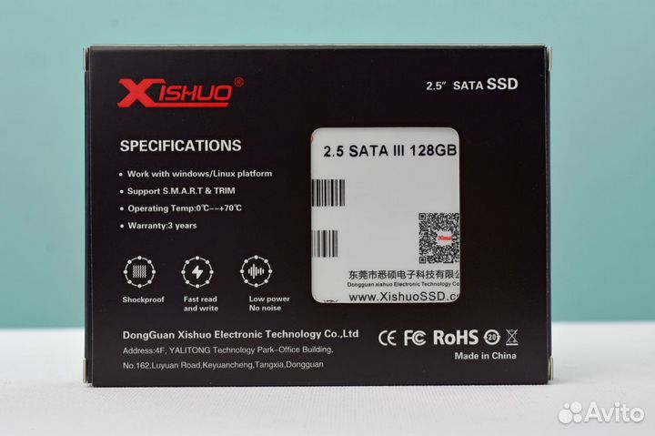 Жесткий диск xishuo SSD 128GB 2,5