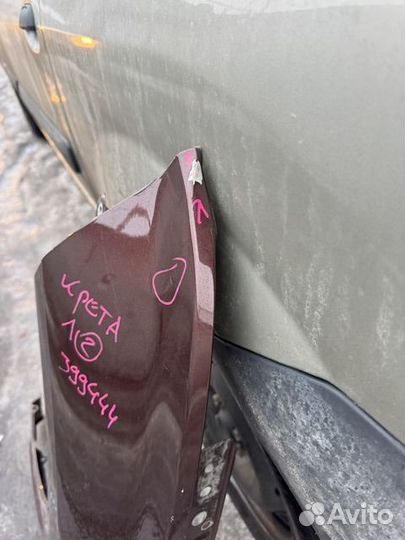 Крыло переднее левое Hyundai Creta 2021 Хундай Кре