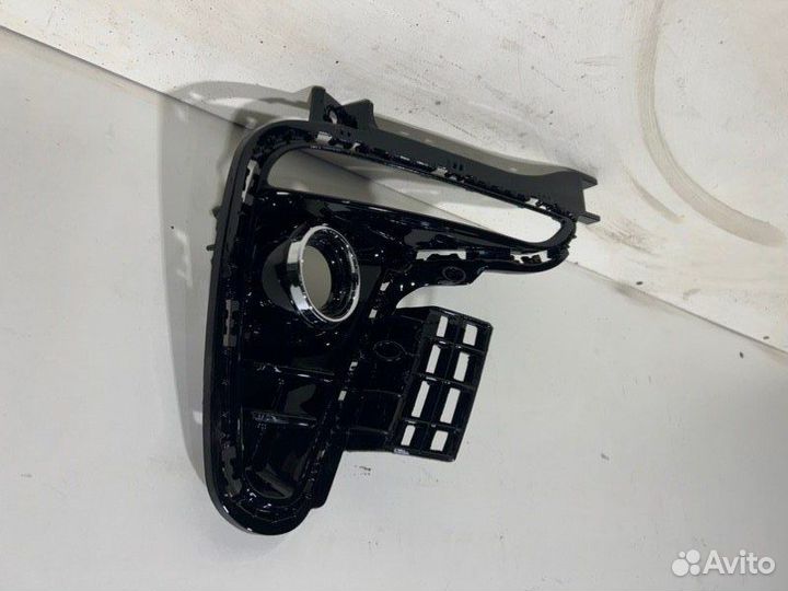 Накладка птф+дхо (линза+хром) передняя правая Kia