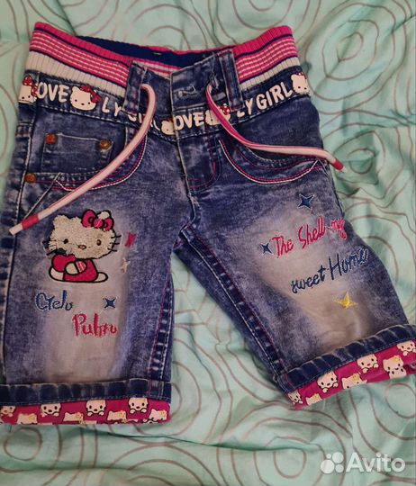 Шорты для девочек на 3-4 года