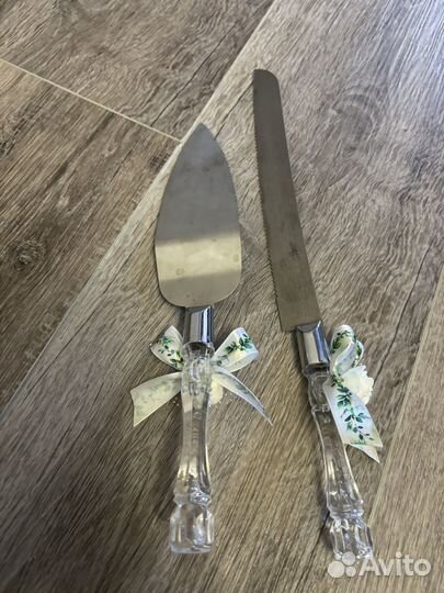 Нож и лопатка для торта