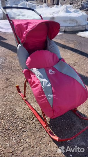 Детские санки коляска бу