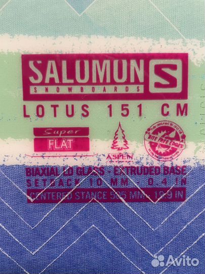 Сноуборд Salomon Lotus 151 см