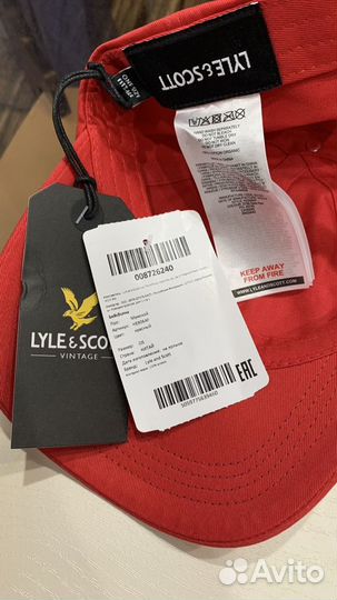 Бейсболка lyle scott