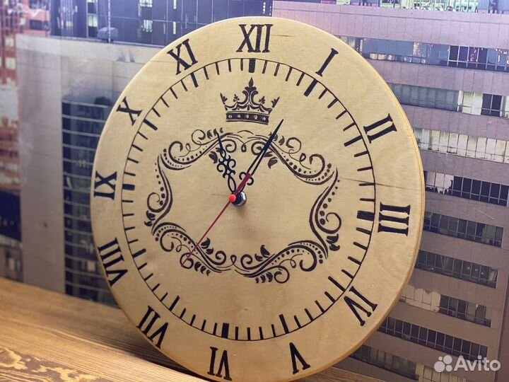 Часы настенные ручной работы 