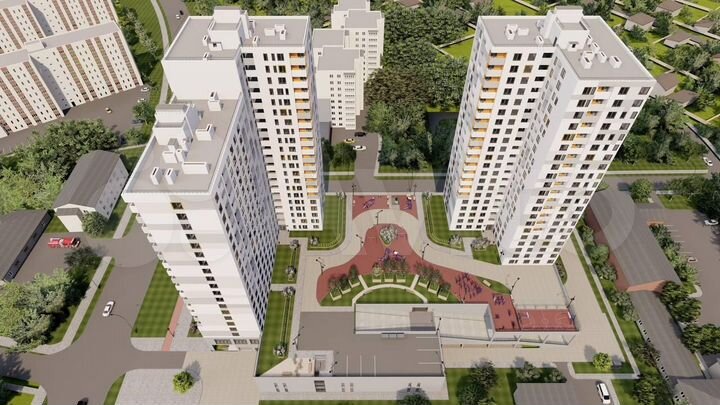 3-к. квартира, 76,9 м², 14/23 эт.