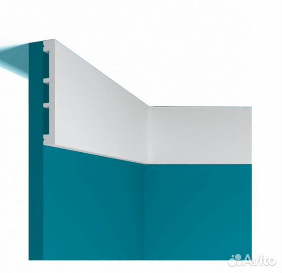 Плинтус напольный из полиуретана, лепнина