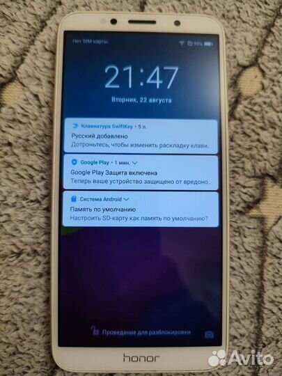 Телефон Huawei honor 7a