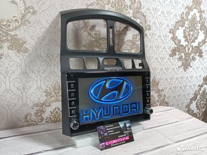 Магнитола Hyundai Santa Fe Classic android новая