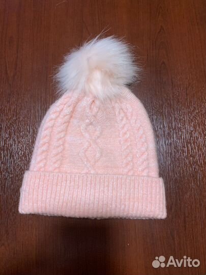 Зимняя шапка для девочки новая