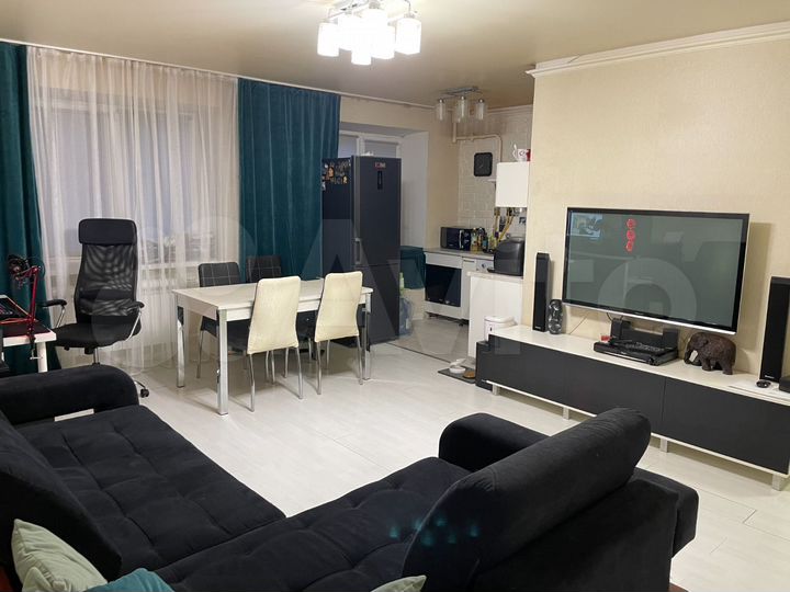 3-к. квартира, 56,4 м², 1/5 эт.