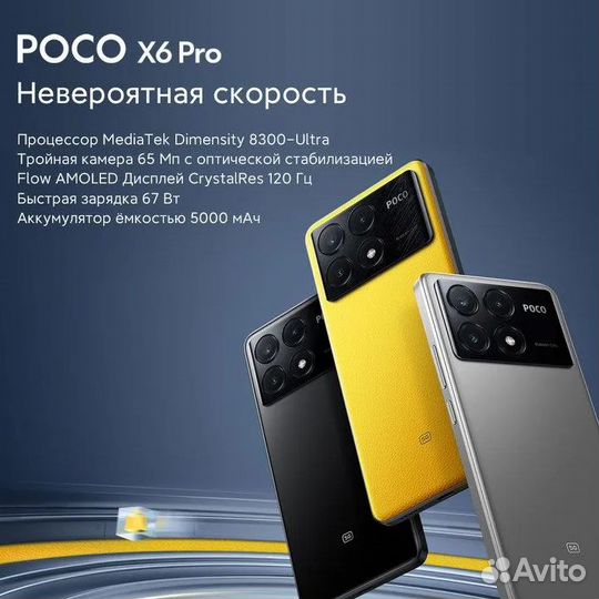 Xiaomi Poco X6 Pro, 8/256 ГБ