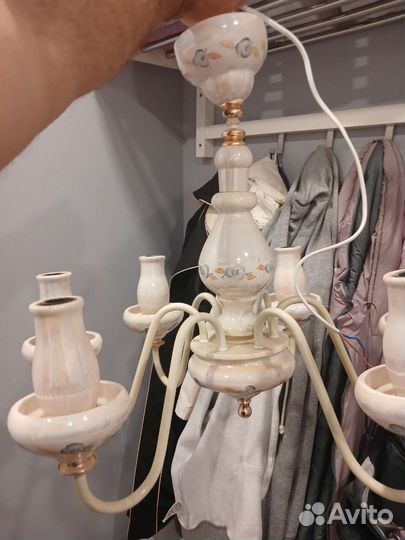 Люстра фарфоровая импорт