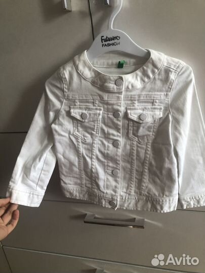 Джинсовка на девочку benetton