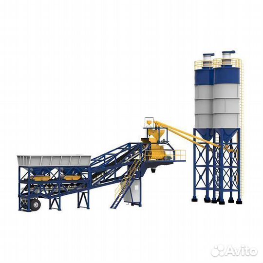 Транспортируемый бетонный завод yhzs 25