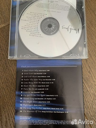 CD audio Norah Jones