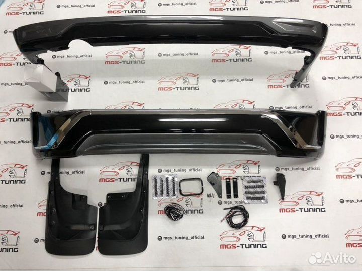 Обвес Executive black на Toyota Land Cruiser 200