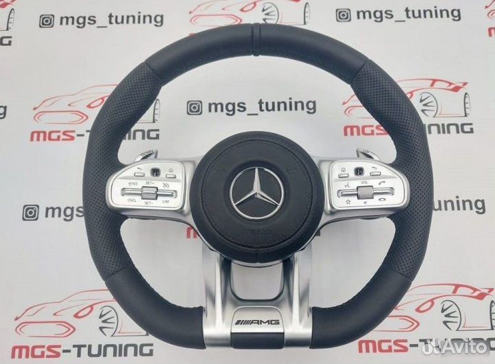 Руль GLS 63 AMG Кожа на Mercedes GLS X167