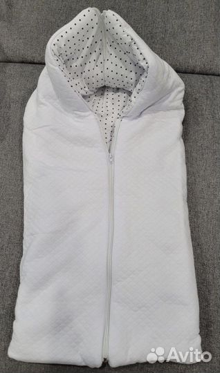 Конверт одеяло на выписку, в коляску