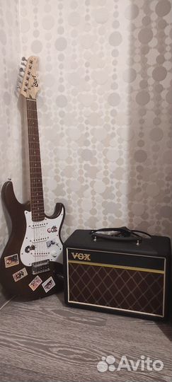 Электрогитара cort g100 с комбиком vox pathfinder