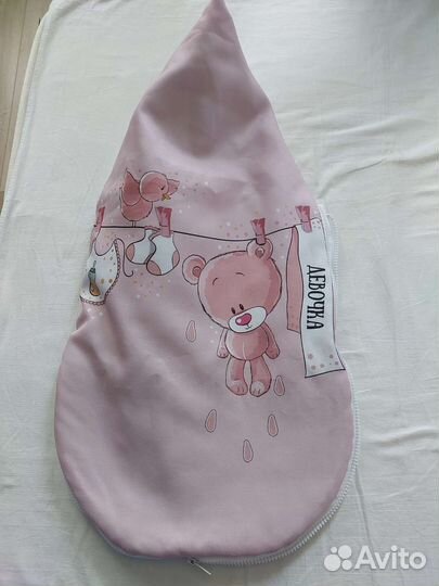 Конверт на выписку летний для девочки