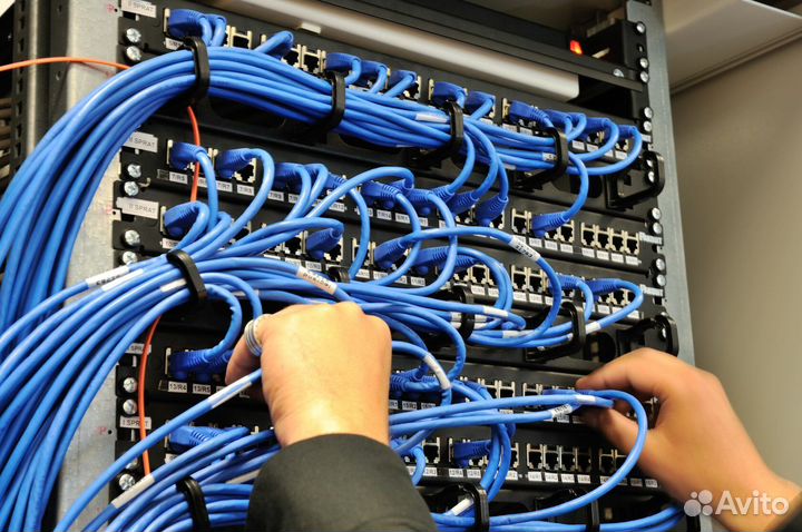 Монтаж слаботочных систем, скс, лвс, волс