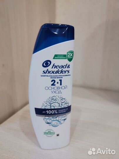 Шампунь head shoulders 2 в 1О. Основной уход