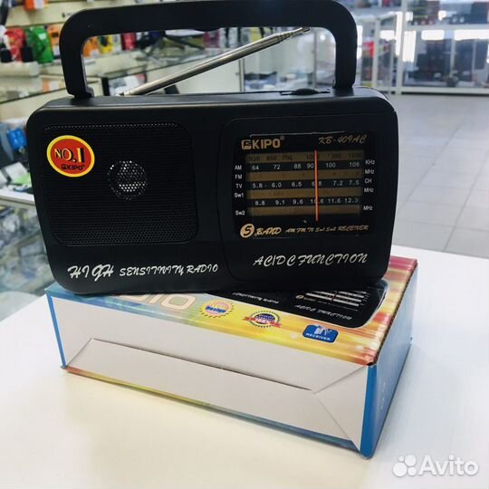 Аналоговый радиоприемник от сети кв-409ас