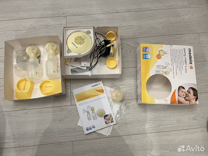 Молокоотсос электрический medela swing maxi calma