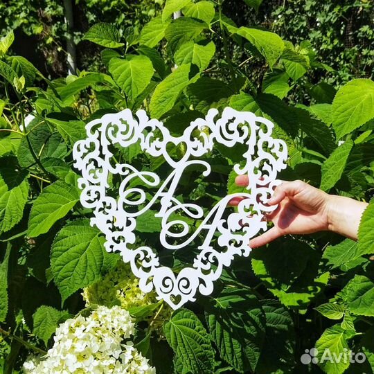 Буквы на свадьбу