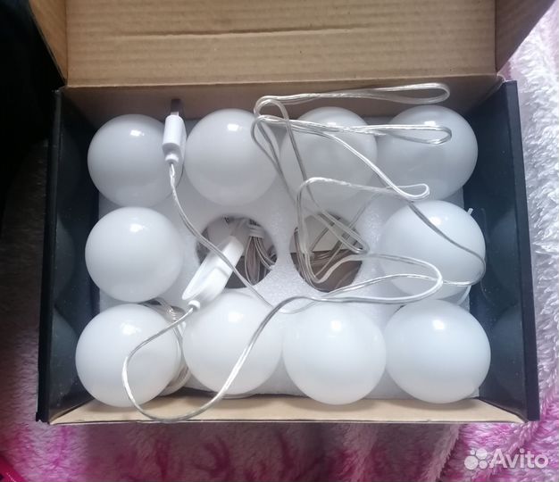 Гримерная подсветка зеркала