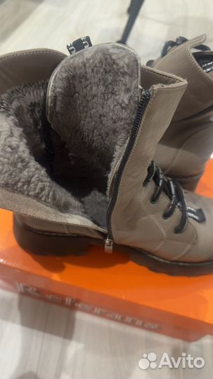 Ботинки женские кожаные