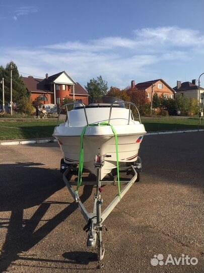 Каютный катер Quicksilver flamingo 420+Mercury 60