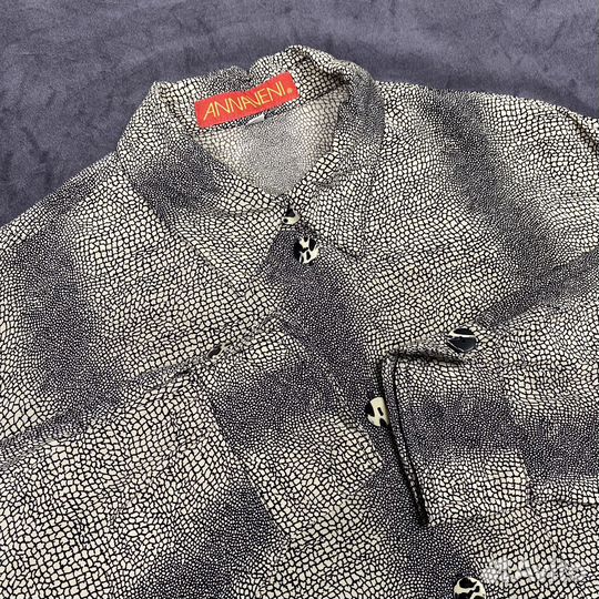 Рубашка винтаж Anna Veni 80s вискоза