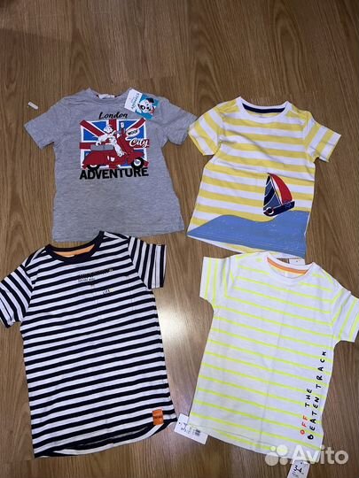 Футболки новые рр 104 mothercare