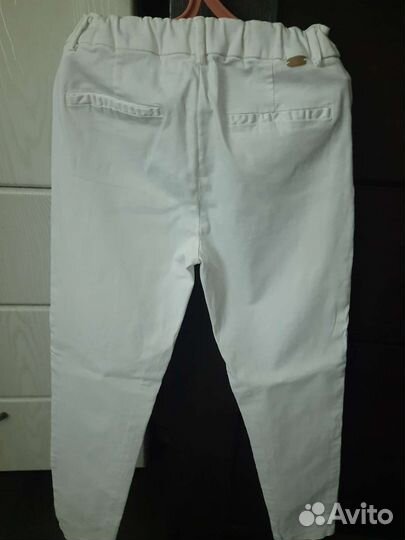 Брюки белые на девочку