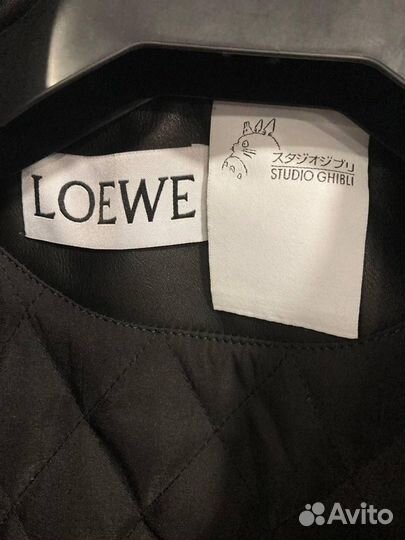 Кожаная куртка косуха Loewe/ натуральная кожа