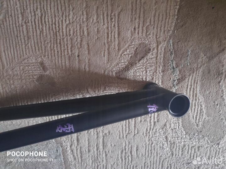 BMX рама и переднее колесо